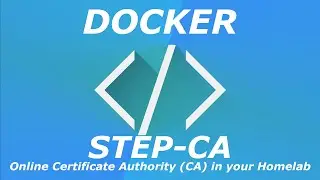 STEP-CA Online Certificate Authority (CA) for your Homelab (local https)
