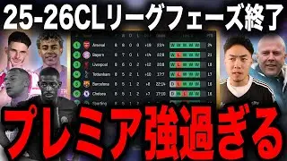 【プレミア一強?】混戦だったCLリーグフェーズを振り返る