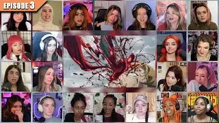 [Girls React] Chainsaw Man Episode 3 Reaction Mashup | チェンソーマン