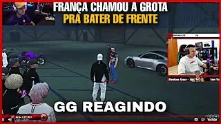 GG REAGINDO A FRAN&Ccedil;A CHAMANDO A GROTA PRA BATER DE FRENTE &bull; FC BKINHO CLIPES