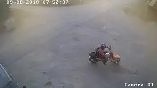 Первоє сирйозноє падения с небольшими травмами  на geon x-rout 200