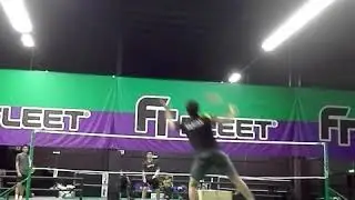 Training nazman salleh with england player at zakry badminton academy