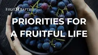 Priorities to Help Create a Fruitful Life | Galatians 5