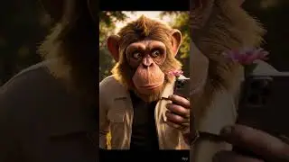 &ldquo;MP practices for a girl to purpose&rdquo; #funny #monkeycomedy #ai #comedy #monkeymovies #memes #girl