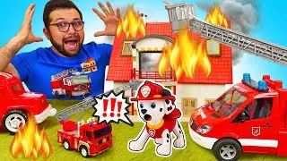 İbrahim İtfaiyeci Oldu! 🚒 Yangın Söndürme Görevi Başlasın!