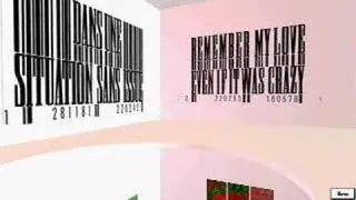 Rudolf Bonvie Second Life exhibition (installation view)