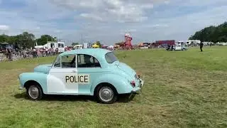 Classic British Police Cars ring event Cromford Steam Rally 3/8/2024