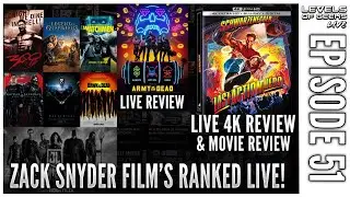 ZACK SNYDER FILMS RANKED LIVE AND MORE! - LEVELS OF GEEKS LIVE