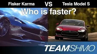 GT6  - Tesla Model S VS Fisker Karma Race Battle!