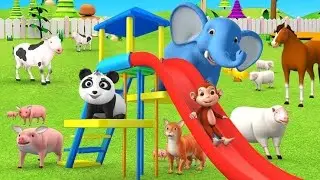 Cow, Monkey, Horse, Bridge Challenge for Animal  #choosetherightkey #animalsanimation #animalgames