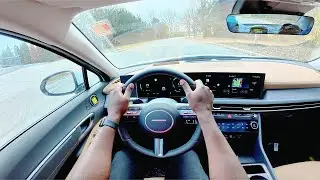 2026 Hyundai Sonata Hybrid Limited | POV Test Drive & Walkaround 🚗⚡