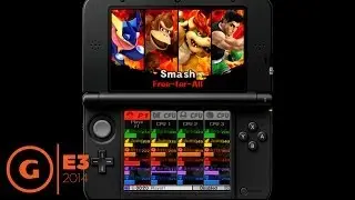 Super Smash Bros. for 3DS 4 Player Gameplay - E3 2014