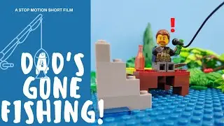 Dad's Gone Fishing | Lego Stop Motion #LegoFish #dadgonefishing