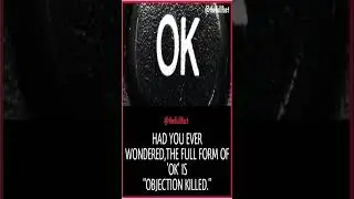 OK means?, OK meaning #ok