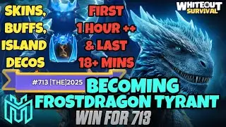 Becoming FROSTDRAGON TYRANT Zone 8 (702 to 800). WIN for 713! Tyrant Island Decoration, Skins, Buffs