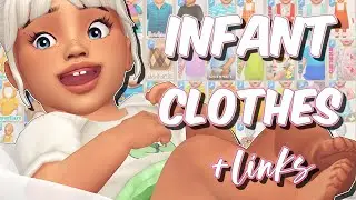 MY INFANT CLOTHES CC FOLDER ( Maxis Match) 🌺 | 150 items + links | sims 4