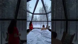 Imagine waking up in Lapland! #lapland #finland #winter