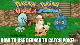 Pokemon Omega Ruby and Alpha Sapphire DEXNAV GUIDE CATCH/FIND POKEMONS, GROWLITHE, BRONZOR, ELGYEM!