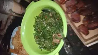 Berkah Ramadhan Menu buka puasa kita eseng pakis gerih tempe es cendol dawet domble 