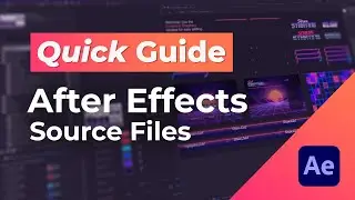 How to Use After Effects Source Files from Nerd or Die
