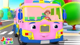 Wheels On The Firetruck, The Big Pink Firetruck, Cartoon Vehicle and Kids Song