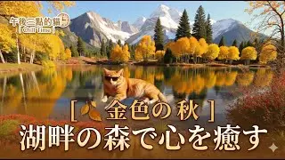 [ 🍂 金色秋天 ] 漫步在湖畔森林：讓大自然療癒你的焦慮| 湖畔の森で心を癒す、優しいピアノ散歩 #AutumnVibes #RelaxingMusic #StudyWithMe #jazz
