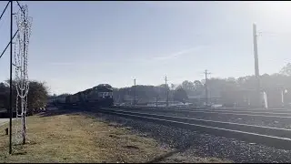Norfolk Southern Trains in Downtown Austell   November 24th 2025