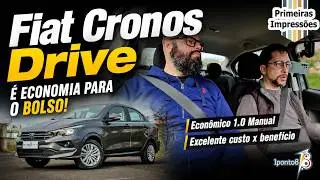 Fiat Cronos &eacute; economia para o bolso!