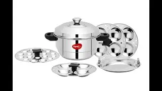 Pigeon Idli Maker Stainless Steel 😍 #idli #idlimaker #pigeon #steel #cooking #cookingvideo