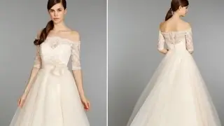 Wedding Dress Peach