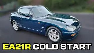 1996 Suzuki Cappuccino Cold Start & Engine Sound | Turbo Kei Car