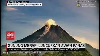 Gunung Merapi Luncurkan Awan Panas
