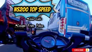 NS200 Top Speed | Escape from C*P | Weekend Ride #ns200 #ns200bs3 #dragrace #topspeed