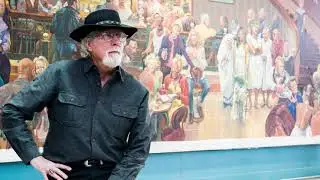 American Artist John Gable Reflects on his Career Painting Murals about Sports and Luxury Cars