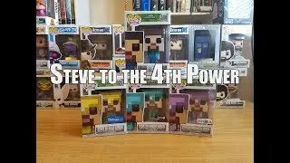Funko Pop Minecraft Steve Variant Figures