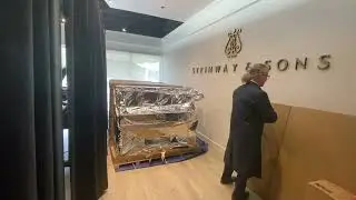 Unboxing a new piano! Sound test on an Essex 123E by Steinway and Sons