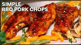Pork Chops | How To Make Tender and Juicy Pork Chops in Barbeque Sauce | Easy Pan-Fried Recipe