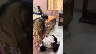 Prank went wrong😝. Papam aqsa. #trending #comedy #fit #familyvloggers #funny #familyyoutubers #love