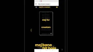 Moj creator selection re-apply ? update form bug #shorts #mojforcreator #moj #mojvideo #viral