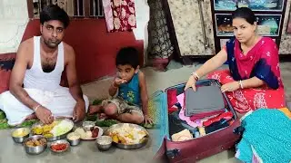 সন্দীপ ষষ্ঠীতে আসছে আনন্দ হচ্ছে তবে কষ্ট ও হচ্ছে মা-বাবাকে ছেড়ে যেতে হবে || Chele Babake Peye Aj