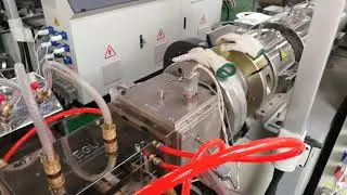 India customer---pvc wpd door profile machine-- in stock