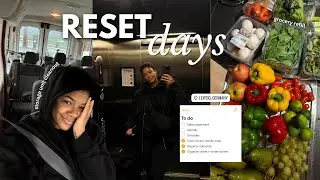 reset days | storage unit cleanout, organizing, cleaning, grocery shop