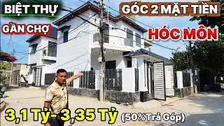 🔥 Sốc cuối năm! Biệt thự góc 2 mặt tiền Chợ Hóc Môn 10x14m – Giảm sâu chưa từng có