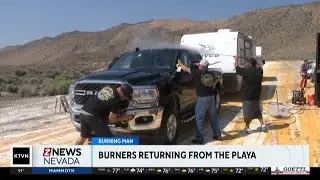 Участники Burning Man отправляются домой