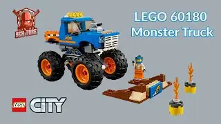 Lego City Monster Truck Build [Lego City 60180] Lego Speed Build Review 2020