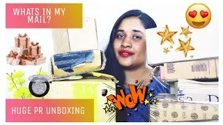 Huge PR unboxing|whats in my Mail|free gifts from brands|makeup,skincare,hair,hygiene😍Part 2
