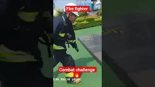 Combat challenge 🔥 #firefighter #motivation
