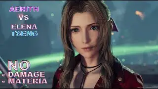 FFVII REBIRTH AERITH VS ELENA & TSENG HARD MODE NO MATERIA NO DAMAGE
