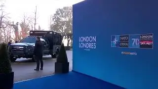 NATO Leaders Arrive For Council Meeting,  London 12-04-2019