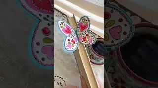 Bookmark | DIY Valentine's Bookmark! 💌❤️ #painting #art #shorts